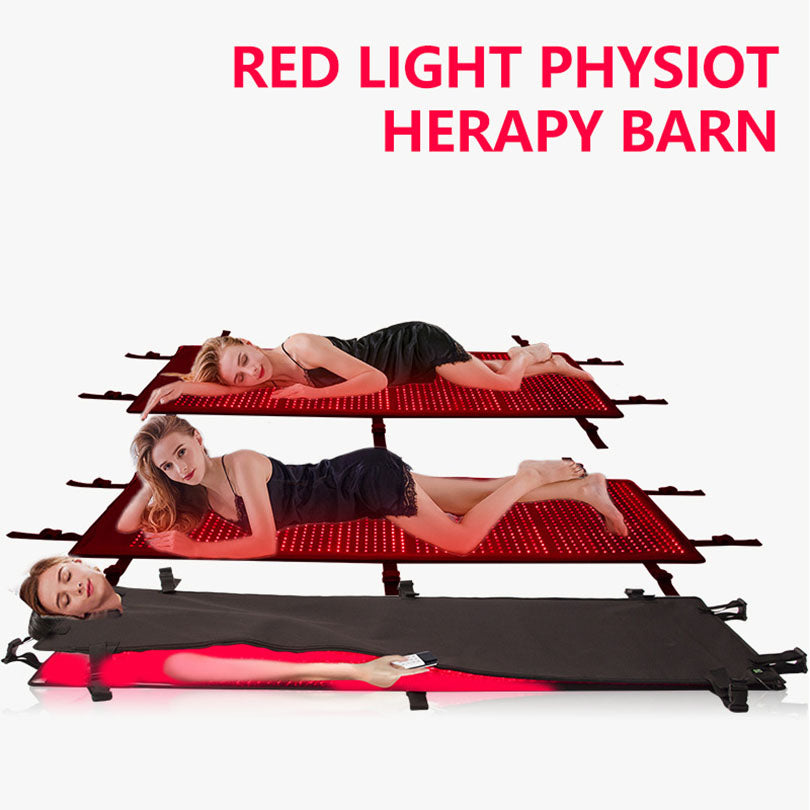 Full body red light therapy mat relieve fatigue soreness infrared light therapy whole body physiotherapy bed