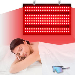 Red light therapy mat 210 LEDs relieve fatigue soreness infrared light therapy hot compress therapy mat