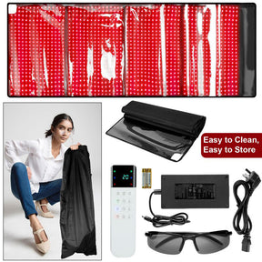 Full body LED red light therapy mat relieve fatigue soreness infrared light therapy repair beauty care