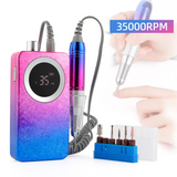 Nail File Nail Drill Gradient Color Portable Rechargeable