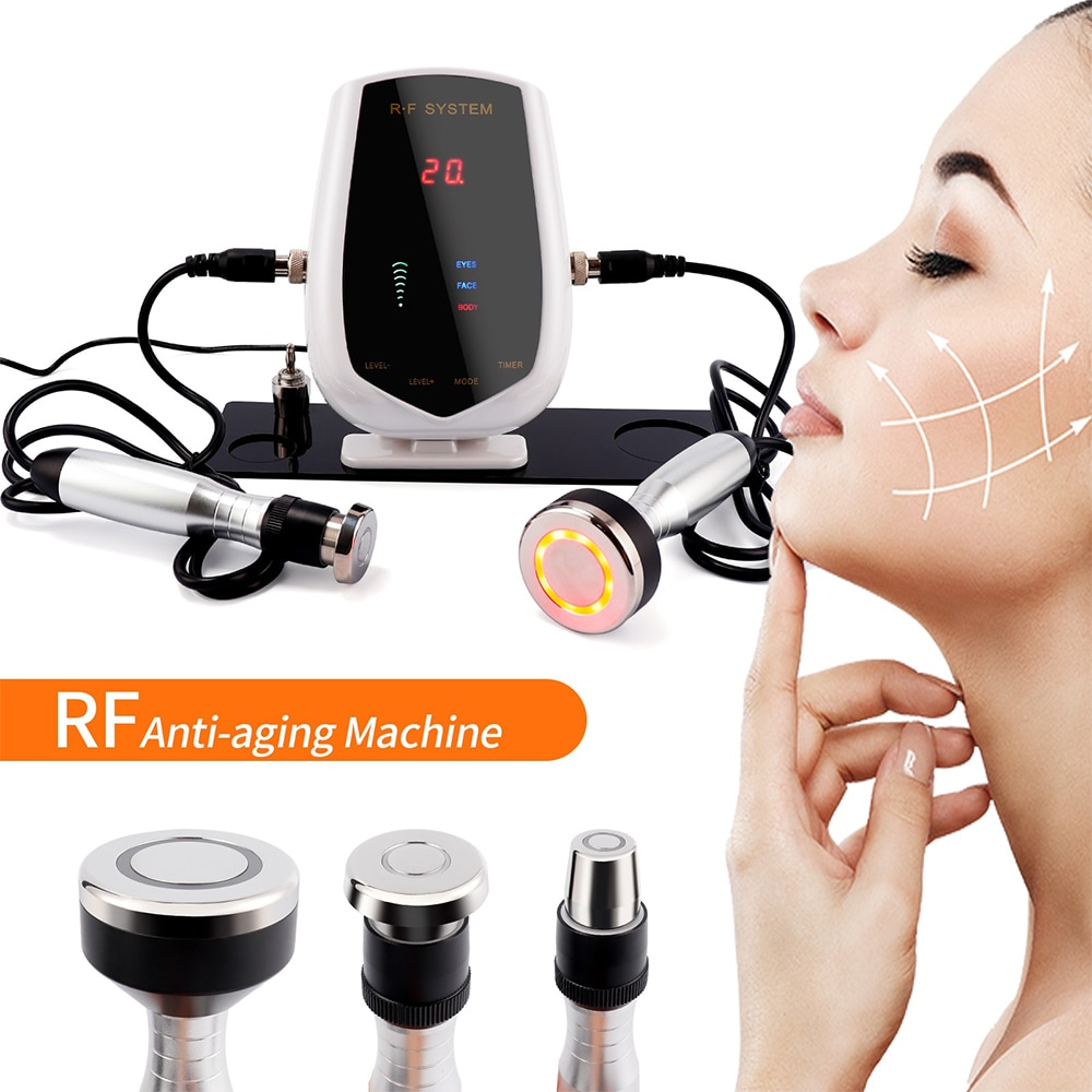 3 IN 1 Cavitation RF Machine Face Eye Body Skin Lifting Fade Wrinkles Slimming Weight Loss Massager