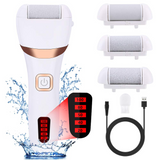 Electric pedicure exfoliating foot beauty kit rechargeable IPX7 waterproof