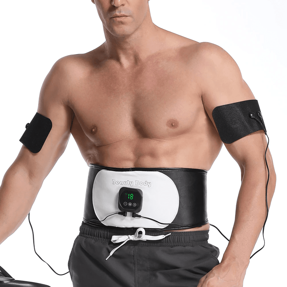 EMS Abdominal Muscle Fitness Trainer Electric Abdominal Massager Slimming Waist Belt