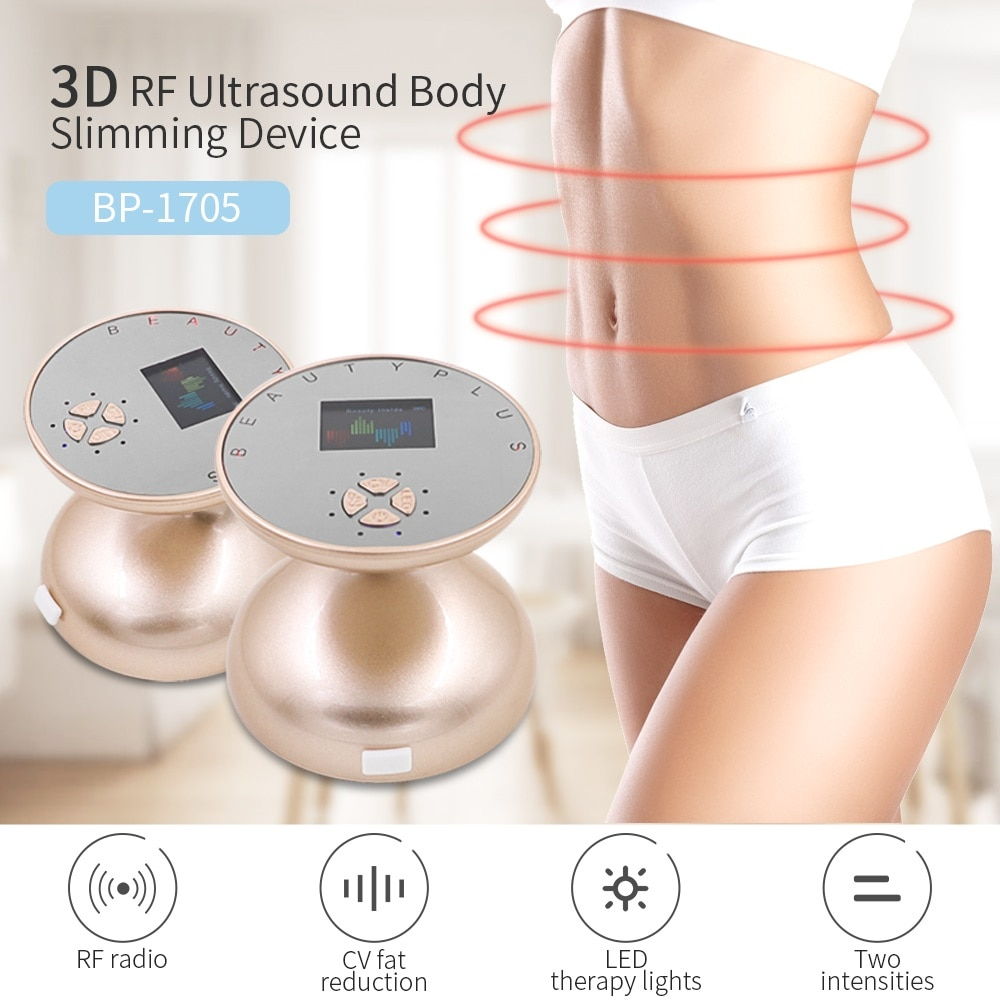 Body Slimming Massager RF Ultrasonic Cavitation Fat Burner LED Photon Rejuvenation