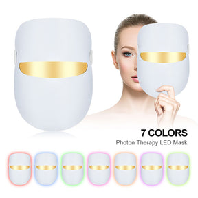 7 Colors Light Therapy Facial Mask Led Photon Skin Rejuvenation Instrument Beauty Instrument