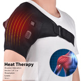 Heat Therapy Shoulder Brace Adjustable Shoulder Heating Pad Relief Pain Tendinitis Dislocated Rehabilitation