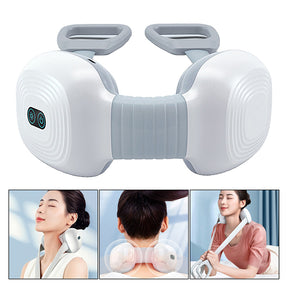 Electric Neck and Back Massager Hot Compress