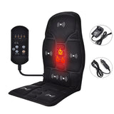 Electric Massage Chair Neck Back Heating Massager Pad Vibrating Body Massage Cusion Home Car Massager