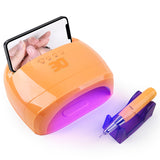 2 in 1 Smart Nail File Nail Drill 78W Nail Lamp