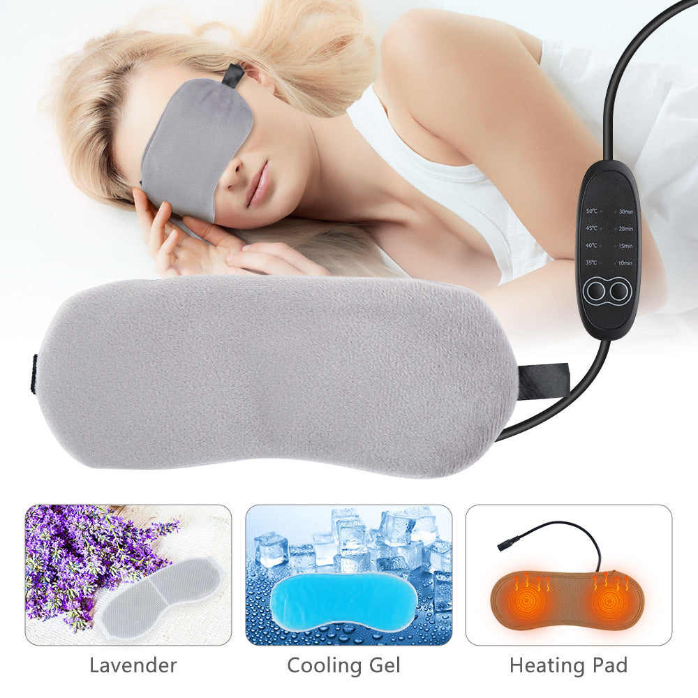 Eye mask 2 in 1 cool hot compress therapy heated eye mask
