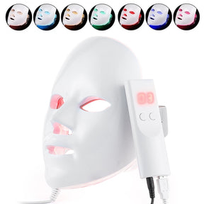 7 Colors LED Facial Mask Skin Rejuvenation LED Photon Face Mask