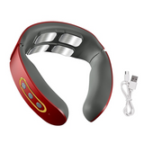 Smart Neck Massager 6 heads Electric Cervical Massager Hot Compress