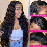Human Hair Wig Front Lace Hand Woven Hair