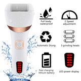 Electric pedicure exfoliating foot beauty kit rechargeable IPX7 waterproof