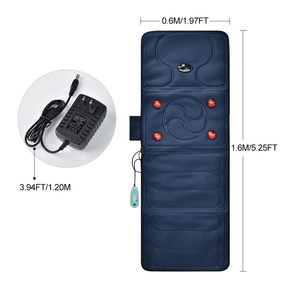 Electric Massage Chair Neck Back Heating Massager Pad Vibrating Body Massage Cusion Home Car Massager