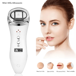 Mini HIFU Machine Ultrasound RF EMS Facial Beauty Device