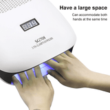 3 in 1 Nail Dust Vacuum Cleaner Nail Drill 140W UV LED Nail Lamp