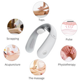 Smart Neck Massager 2 heads Electric Cervical Massager Hot Compress