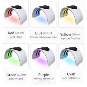 7 Color Led Light Therapy Facial Beauty 