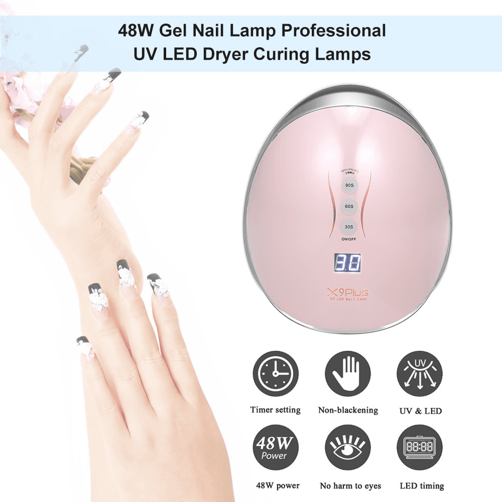 Nail Lamp 48W Dual Light Source UV Nail Lamp