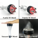 4 In 1 40K Body Slimming Beauty Machine Ultrasonic Cavitation lose fat RF Skin Tight Tool