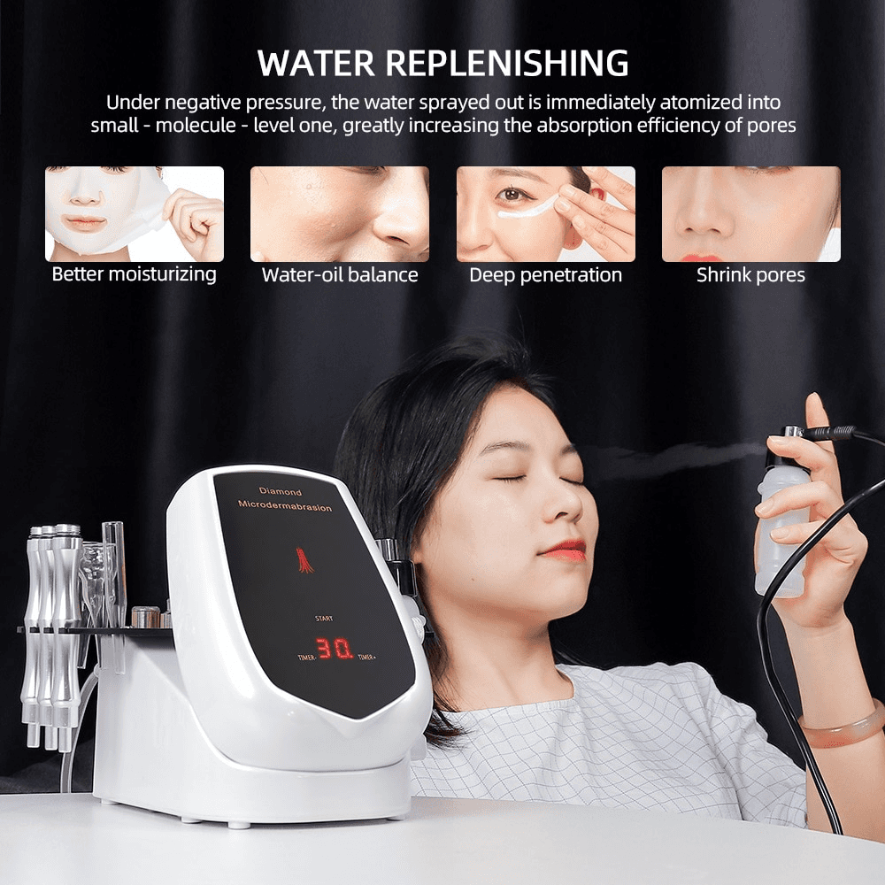 3 in1 Diamond Microdermabrasion Dermabrasion Machine Facial cleansing