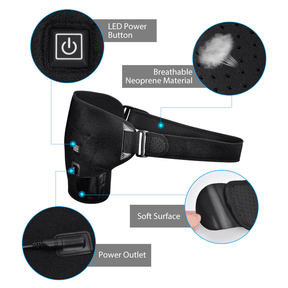Heat Therapy Shoulder Brace Adjustable Shoulder Heating Pad Relief Pain Tendinitis Dislocated Rehabilitation
