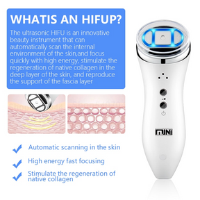 Mini HIFU Machine Ultrasound RF EMS Facial Beauty Device