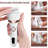 Electric pedicure exfoliating foot beauty kit rechargeable IPX7 waterproof