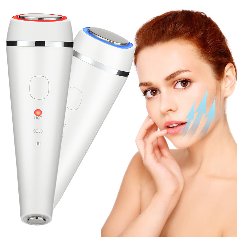 Hot Cold Face Massager Photon Light Therapy Skin Care Eye Care Cryotherapy Face Beauty Device