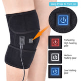 Heated Knee Pads Relieve Knee Pain Treatment Arthritis Leg Injury Recovery Rehabilitation