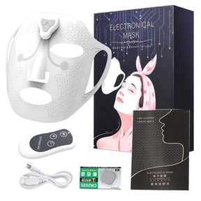 EMS Electric Pulse Face Mask Facial Lifting Firming Massager