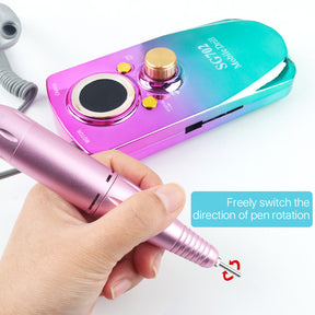 Nail Drill Nail File Portable Rechargeable 