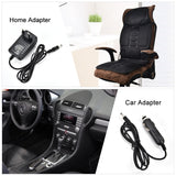 Electric Massage Chair Neck Back Heating Massager Pad Vibrating Body Massage Cusion Home Car Massager