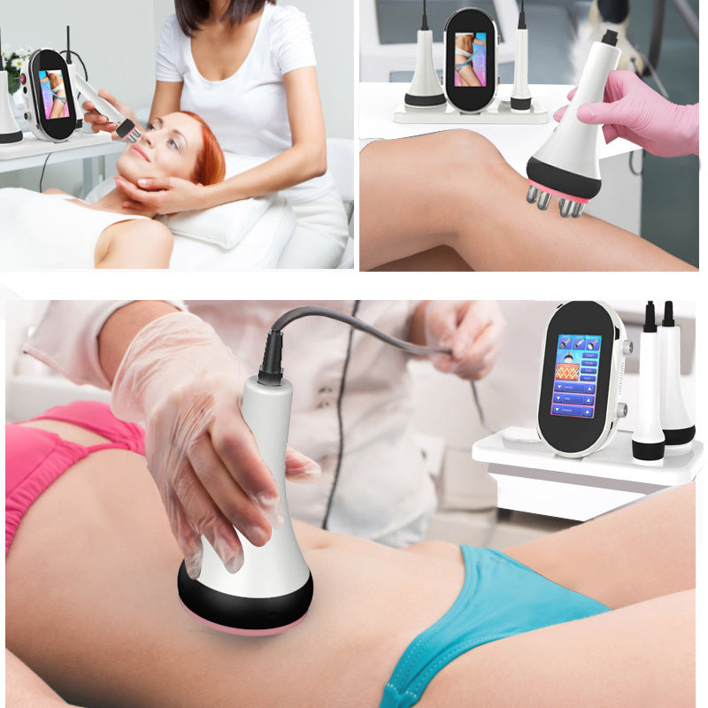 3 IN 1 RF Weight Loss Massager Face Body Massage Skin Lifting Body Reduce fat Slimming Machine